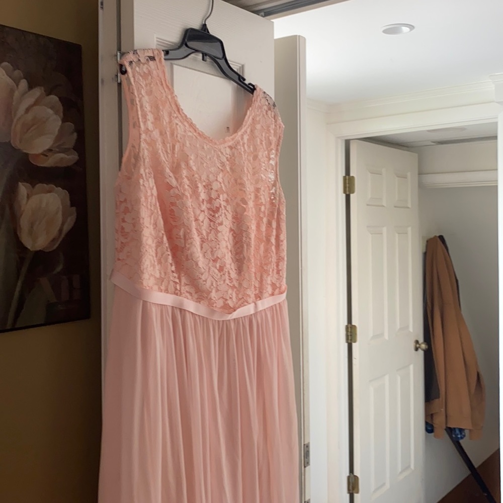 Pink bridesmaid dress